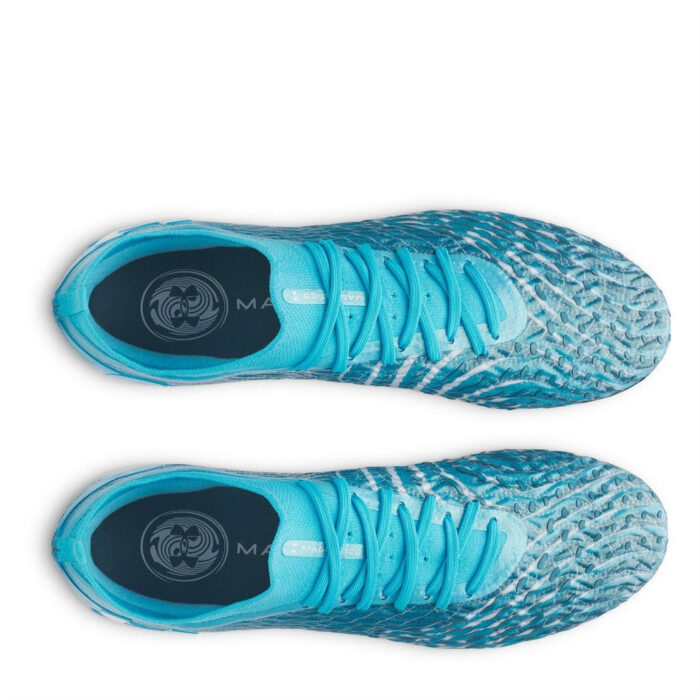 Under Armour Magnetico .1 Firm Ground Football Boots – Blue/White – view 4