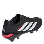 adidas Predator Firm Ground Football Boots – Black/Red – view 4