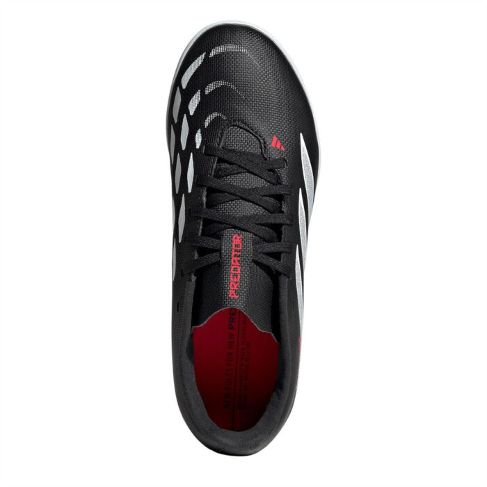 adidas Junior Turf Football Boots – Black/Red – view 5