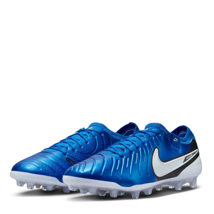 Nike Tiempo Legend 10 Artificial Ground Football Boots – Soar/White – view 4