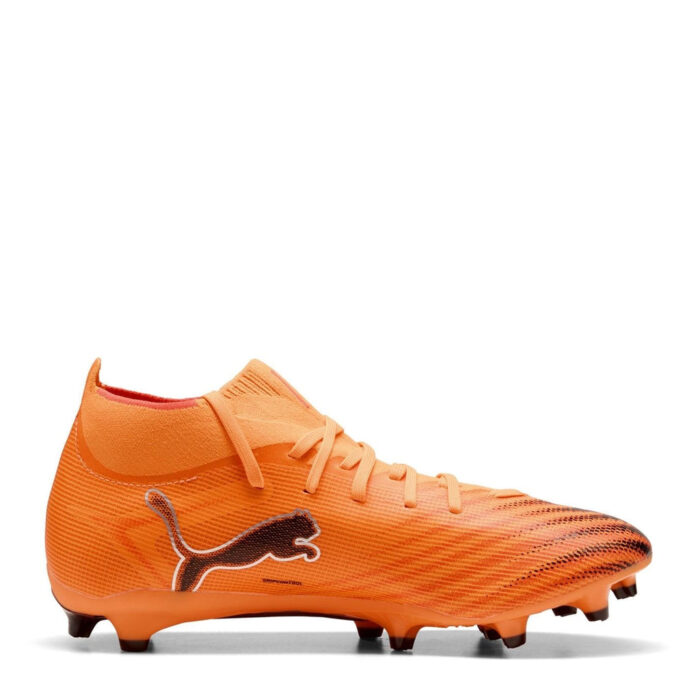 Puma Ultra 5 Firm Ground Football Boots – Orange/Black – view 4