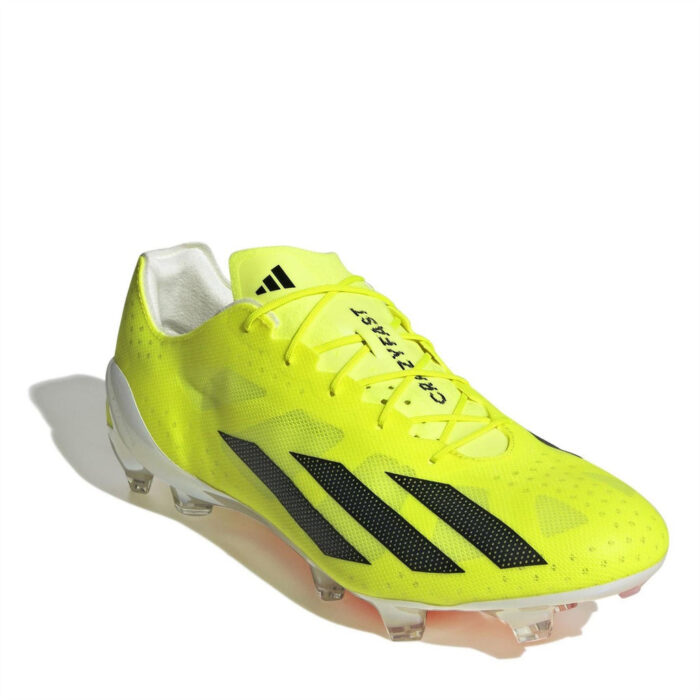adidas X Crazyfast+ Firm Ground Football Boots – Yellow/Blk/Wht – view 3