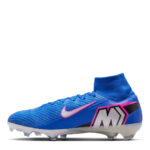 Nike Mercurial Superfly 10 Firm Ground Football Boots – Blue/Pink/White - Image 2