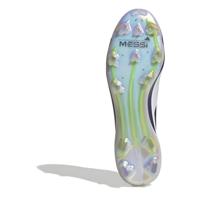 adidas F50 Firm Ground Football Boots – White/Purple – view 6