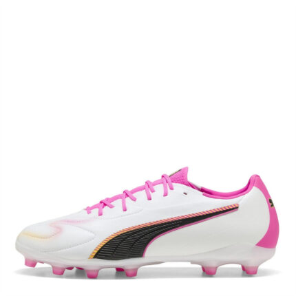 Puma King Firm Ground Football Boots – Poison Pink – view 2