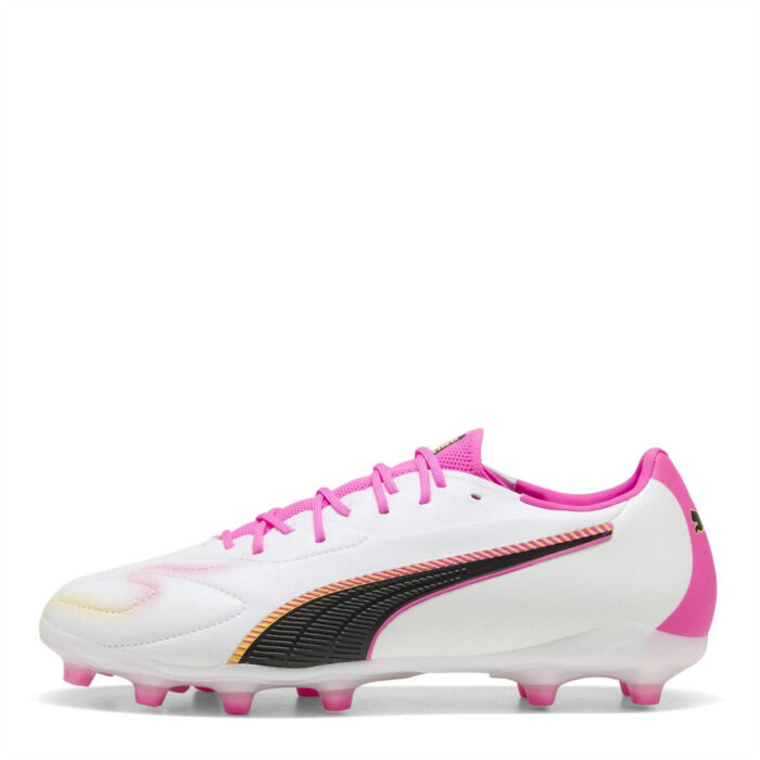 Puma King Firm Ground Football Boots – Poison Pink – view 2