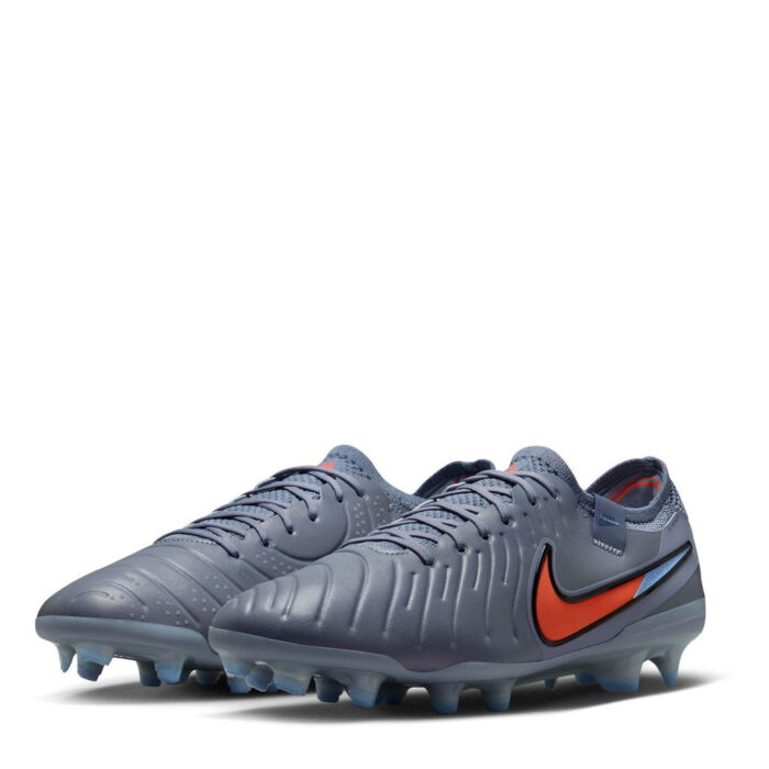 Nike Tiempo Legend 10 Firm Ground Football Boots – Blue/Black - Image 4