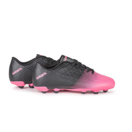Karakal Gaelic 3 Junior Firm Ground Football Boots – Black/Pink
