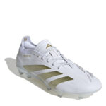 adidas Predator Firm Ground Football Boots – White/Gold/Wht – view 3