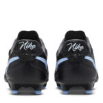 Nike Tiempo Ligera Firm Ground Football Boots – Black/Blue – view 5