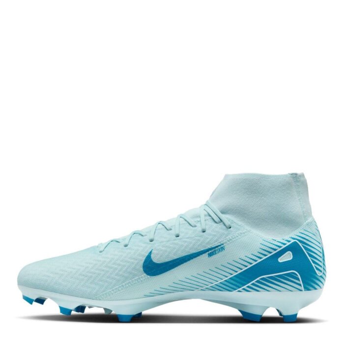 Nike Zoom Mercurial Superfly 10 Firm Ground Football Boots – Blue/Baltic – view 2