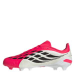 adidas Predator Junior Firm Ground Football Boots – Red/Blk/White – view 2