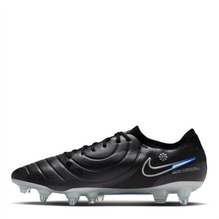 Nike Tiempo Legend 10 Soft Ground Football Boots – .Black/Chrome – view 2