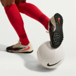Nike Phantom 6 Low Turf Football Boots – Burgundy/Print – view 3