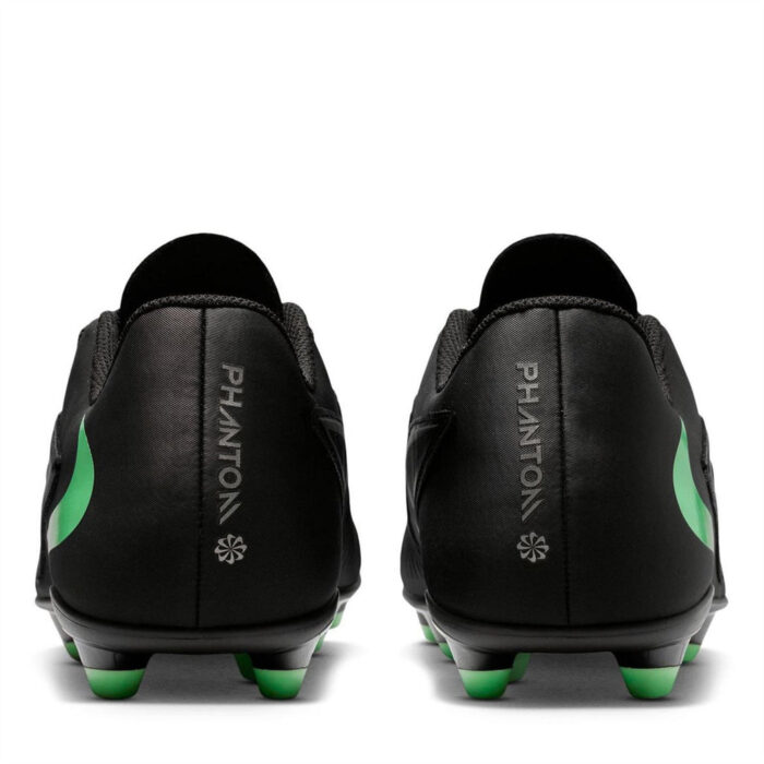 Nike Phantom 6 Low Firm Ground Football Boots – Black/Green - Image 5