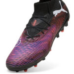 Puma Mens Future 8 Multi-Ground Football Boots – Black/White/Red – view 6