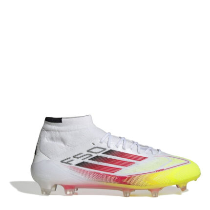 adidas Womens F50 Firm Ground Football Boots – White/Red