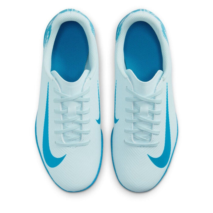 Nike Mercurial Vapor 16 Junior Indoor Football Boots – Blue/Baltic – view 6