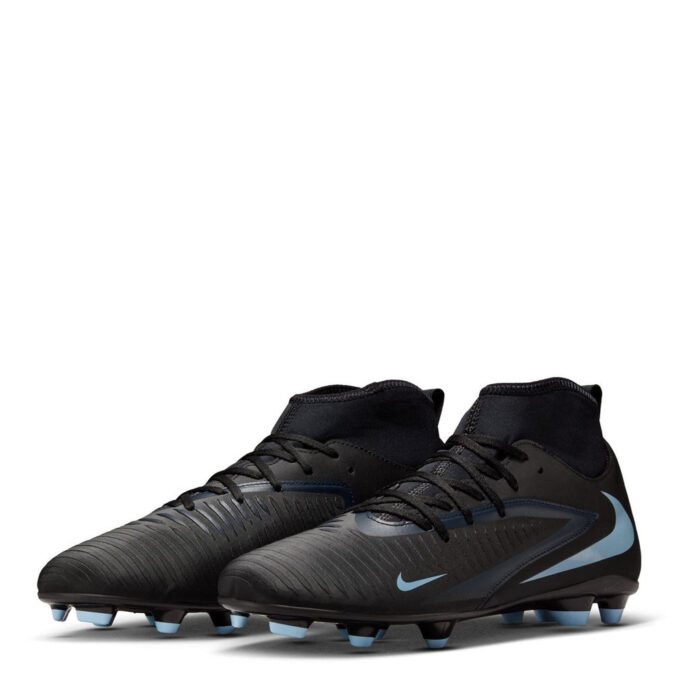Nike Phantom 6 High Firm Ground Football Boots – Black/Black – view 4