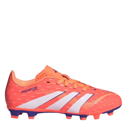 adidas Predator Junior Firm Ground Football Boots – Orange/White