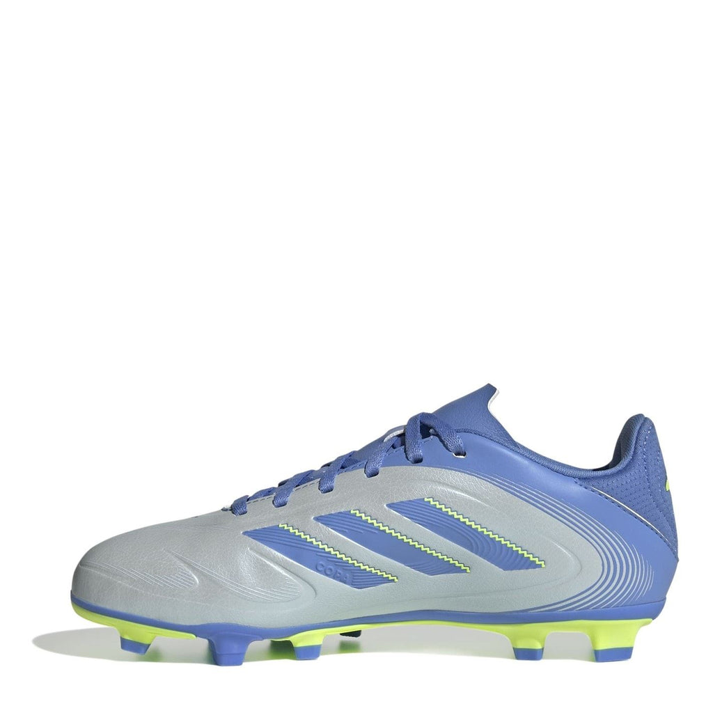 adidas Copa Pure 3 Junior Firm Ground Football Boots – Blue/Lemon – view 2