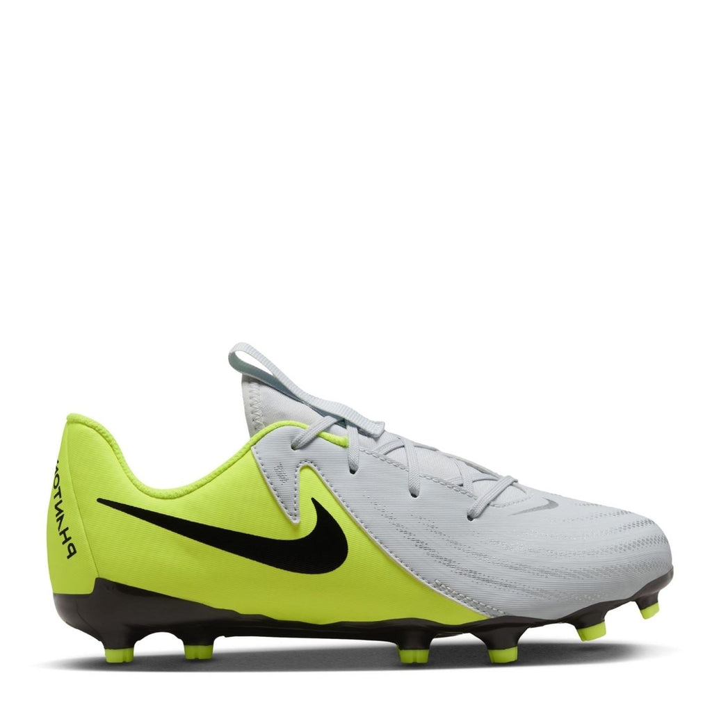 Nike Phantom Gx Ii Junior Firm Ground Football Boots – Silver/Volt