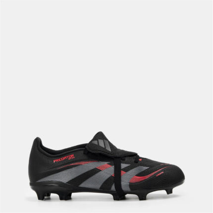 adidas Predator Junior Firm Ground Football Boots – Black/Grey