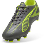 Puma Ultra 5 Firm Ground Football Boots – Silver/Yellow – view 6