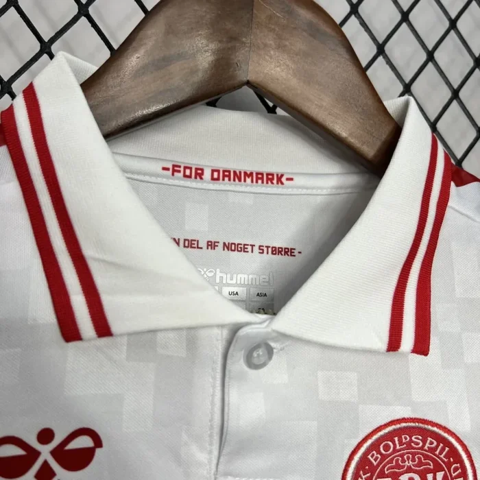Denmark 2024/25 Euro Away Kids Kit
