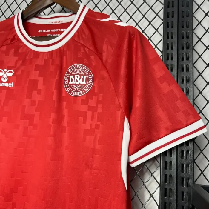 Denmark 2024/25 Euro Home Jersey