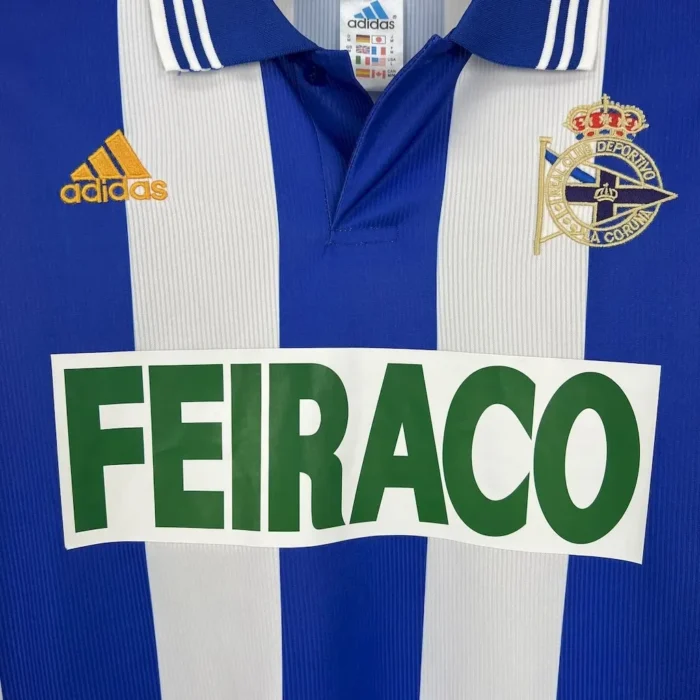 Deportivo de La Coruna 1999/00 Home Retro Jersey