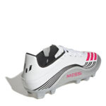 adidas F50 Messi Firm Ground Football Boots – White/Red – view 4