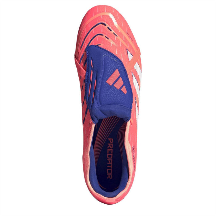 adidas Predator Firm Ground Football Boots – Orange/White – view 5
