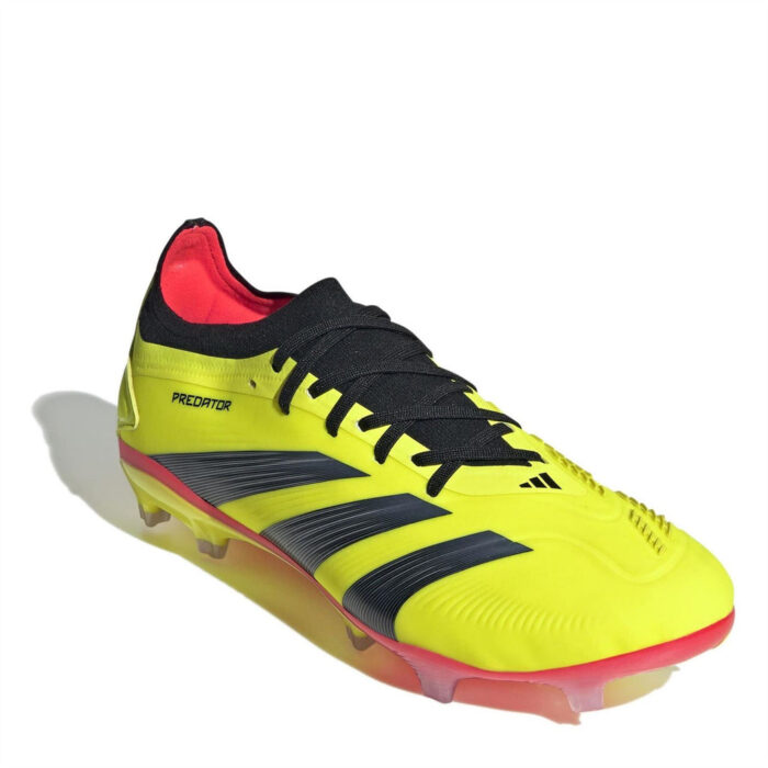 adidas Predator 24 Firm Ground Football Boots – Yellow/Blk/Red – view 3