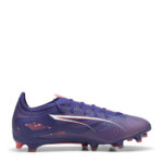 Puma Ultra 5 Firm Ground Football Boots – Purple/Wht/Org – view 4