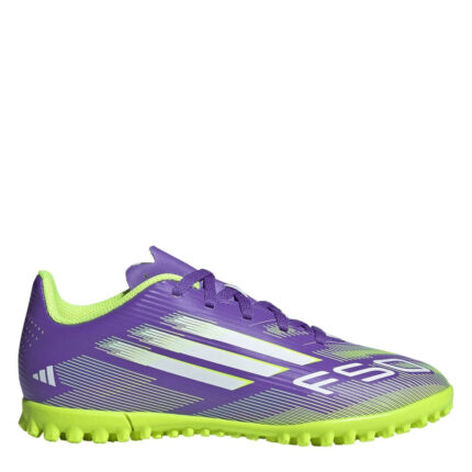 adidas F50 Messi Junior Turf Football Boots – Purple/White