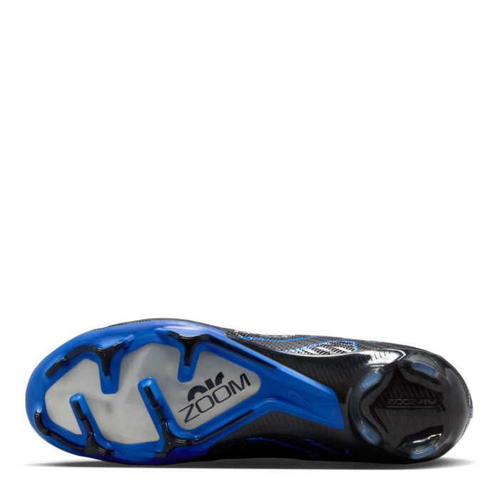 Nike Zoom Mercurial Vapor 15 Junior Firm Ground Football Boots – Black/Chrome – view 3