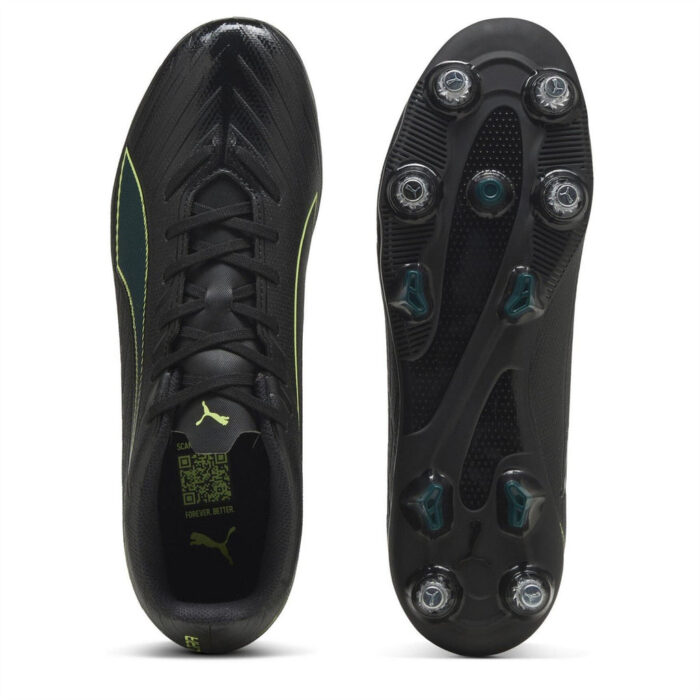 Puma 6 Soft Ground Football Boots – Puma Black – view 3