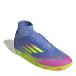 adidas F50 Firm Ground Football Boots – Blue/Lemon – view 3