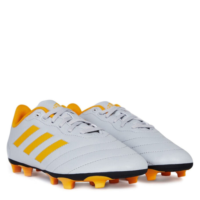 adidas Goletto Firm Ground Football Boots – Grey/Orange – view 4