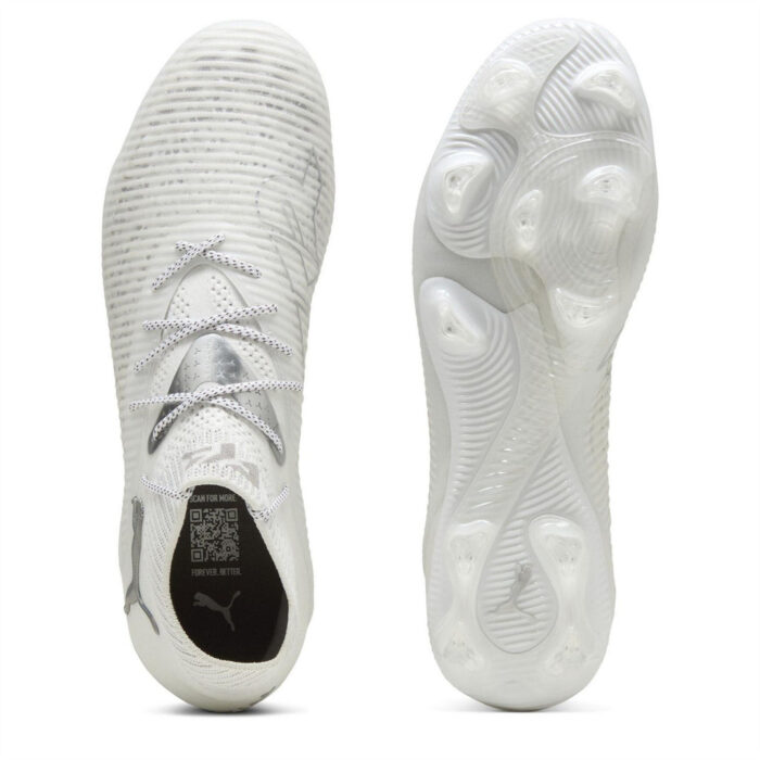 Puma Future 8 Firm Ground Football Boots – Puma White-Ma - Image 3