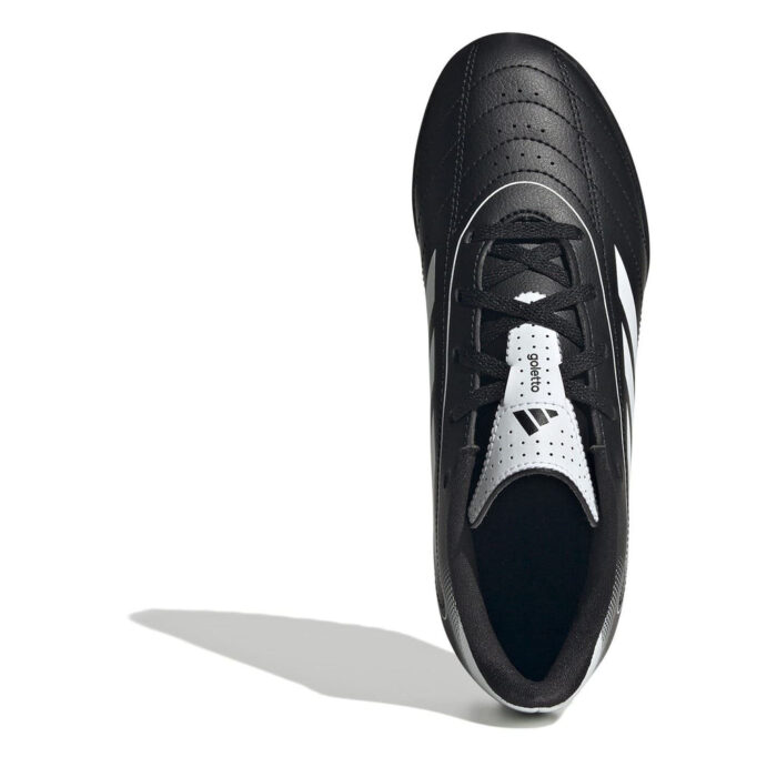 adidas Goletto Viii Junior Turf Football Boots – Black/White – view 5