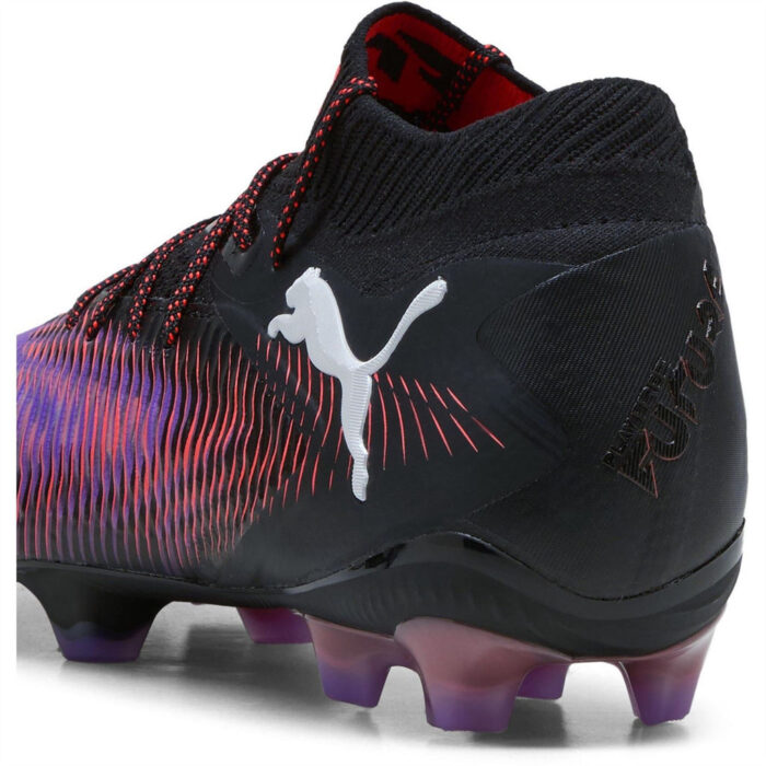 Puma Future 8 Firm Ground Football Boots – Black/Purple – view 5