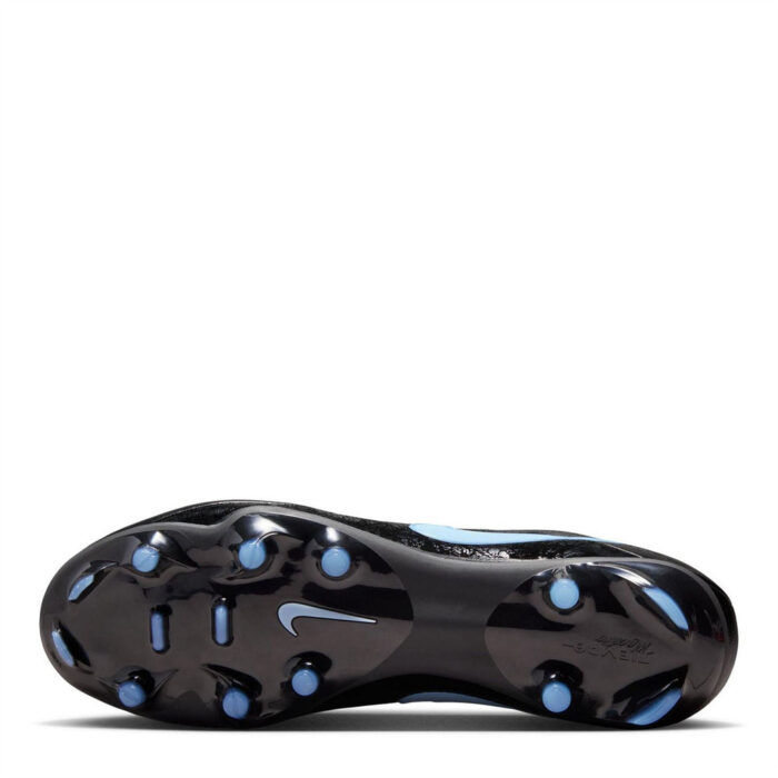 Nike Firm Ground Football Boots – Black/Blue – view 3