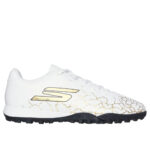 Skechers Skx_01 Junior Turf Football Boots – White/Gold