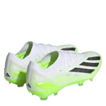 adidas X Crazyfast Firm Ground Football Boots – Wht/Blk/Lemon - Image 4