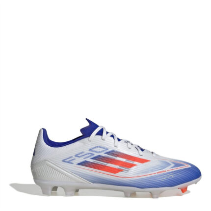 adidas Messi F50 Firm Ground Football Boots – White/Red/Blue