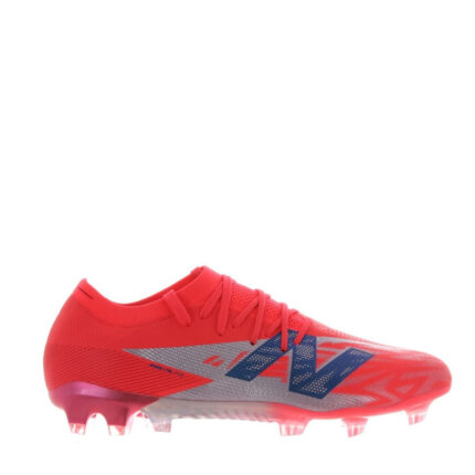 New Balance Mens Furon Firm Ground Football Boots – Red/Silver