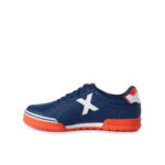 Munich Profit Junior Indoor Football Boots – Navy/Orange – view 2