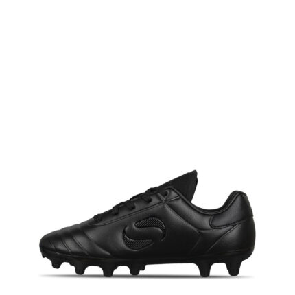 Sondico Strike Junior Firm Ground Football Boots – Black/Black – view 2
